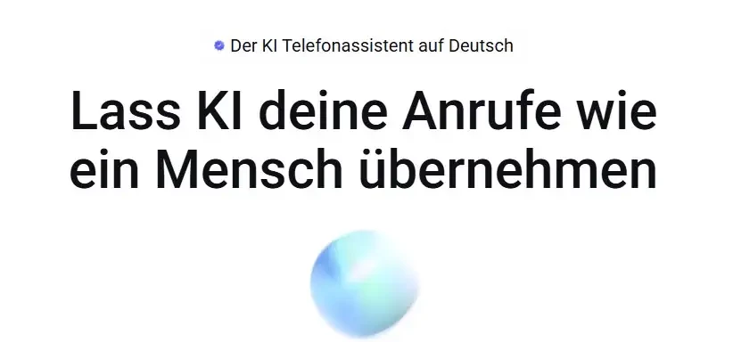 Testen Sie die Telefon KI völlig kostenlos.