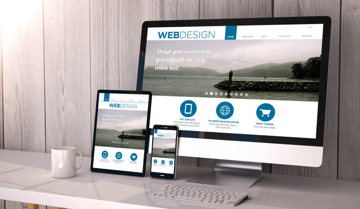 Website und Landingpage im responsive Design